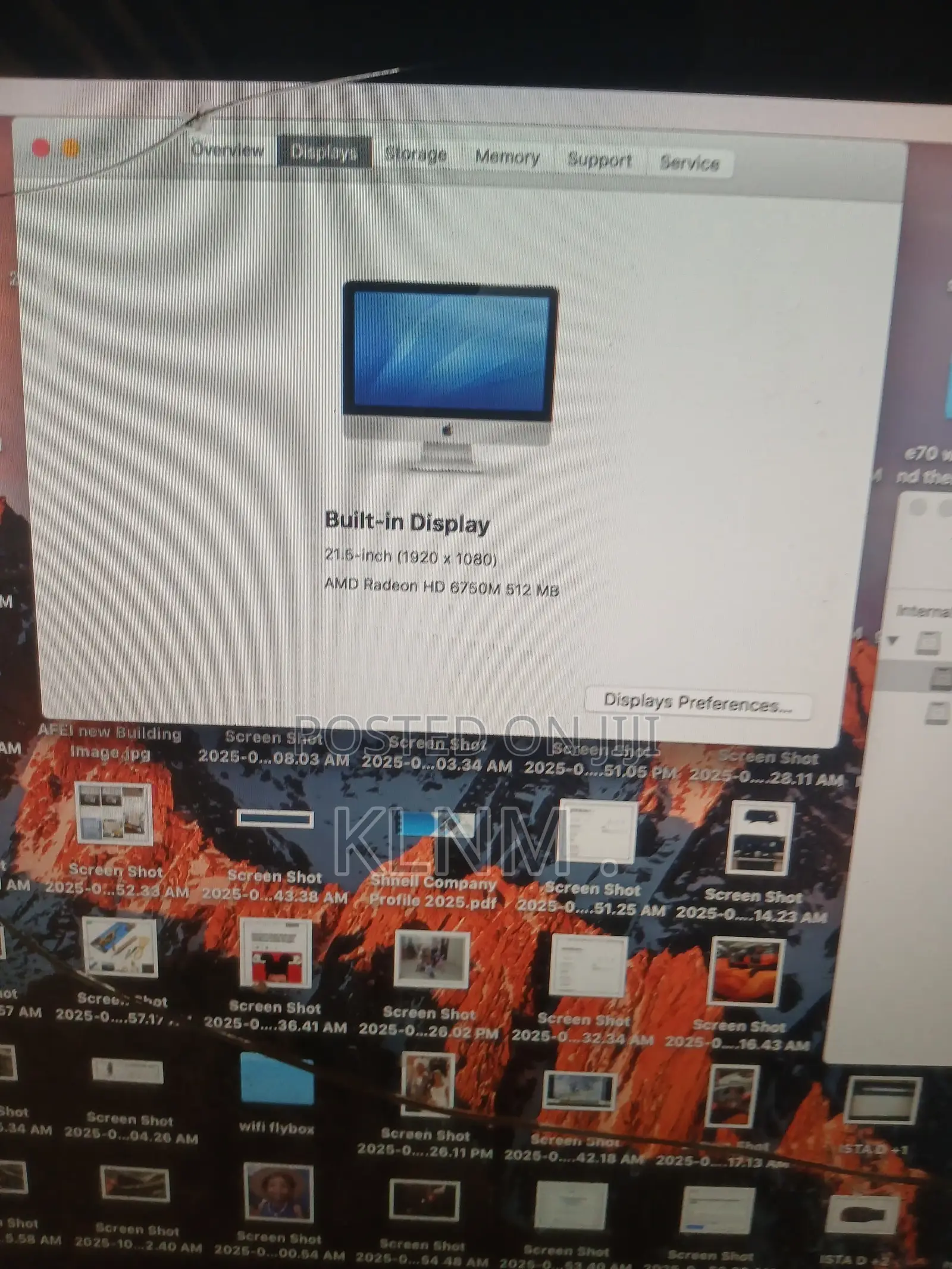 Desktop Computer Apple iMac 12GB Intel Core i5 SSHD (Hybrid) 500GB