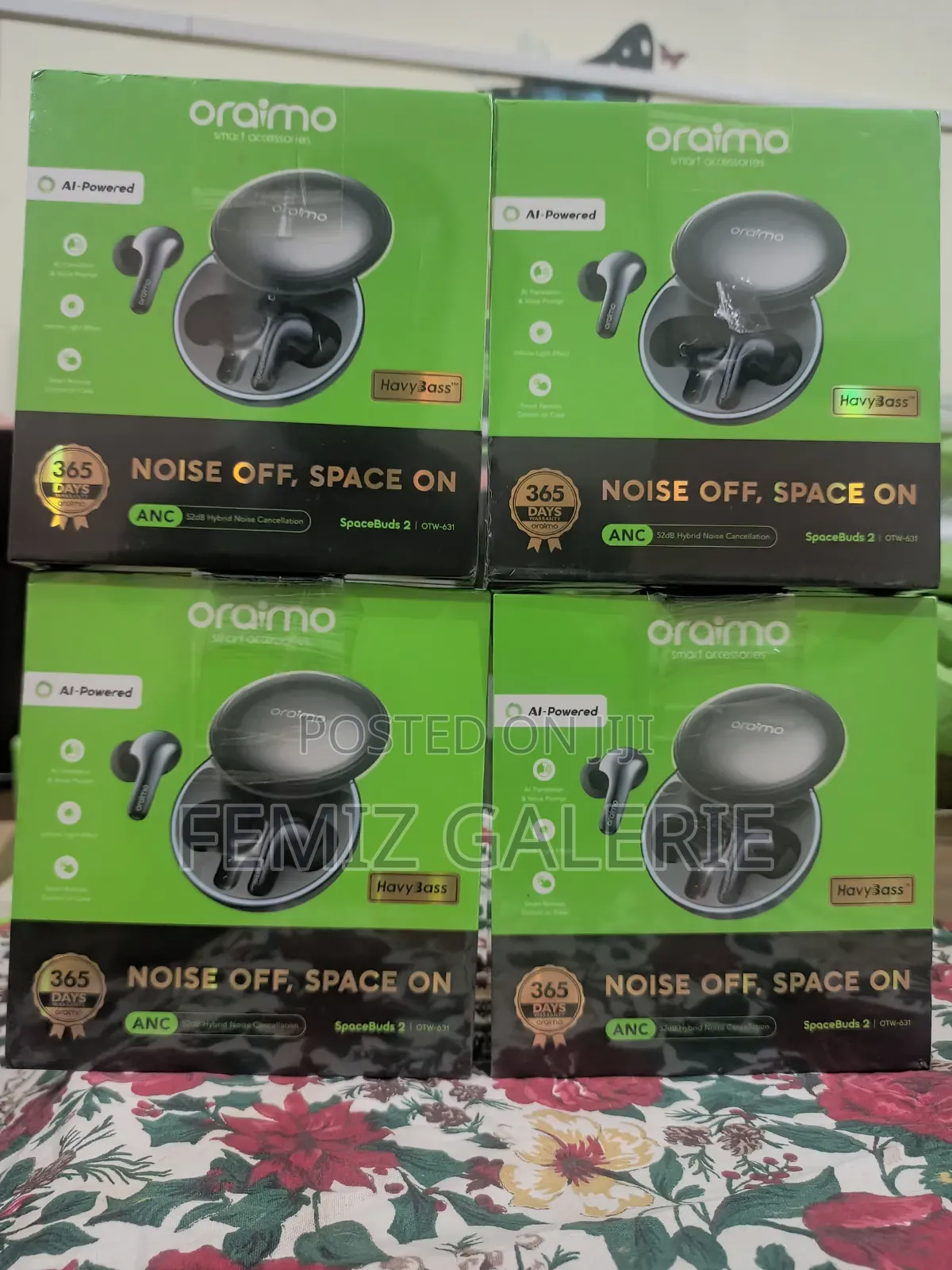 Oraimo Spacebuds 2 Ai Smart 45hrs Playtime True Wireless Earbuds