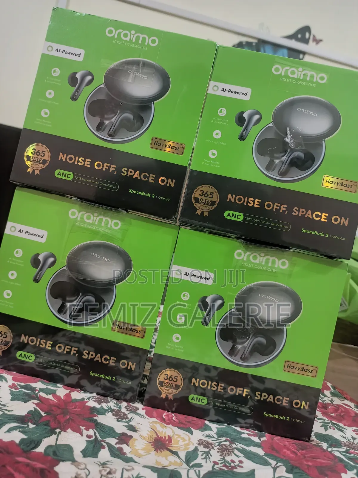 Oraimo Spacebuds 2 Ai Smart 45hrs Playtime True Wireless Earbuds