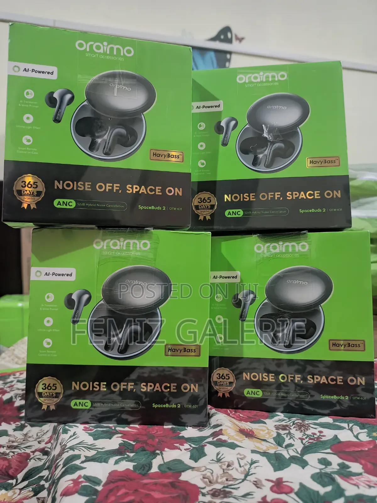 Oraimo Spacebuds 2 Ai Smart 45hrs Playtime True Wireless Earbuds