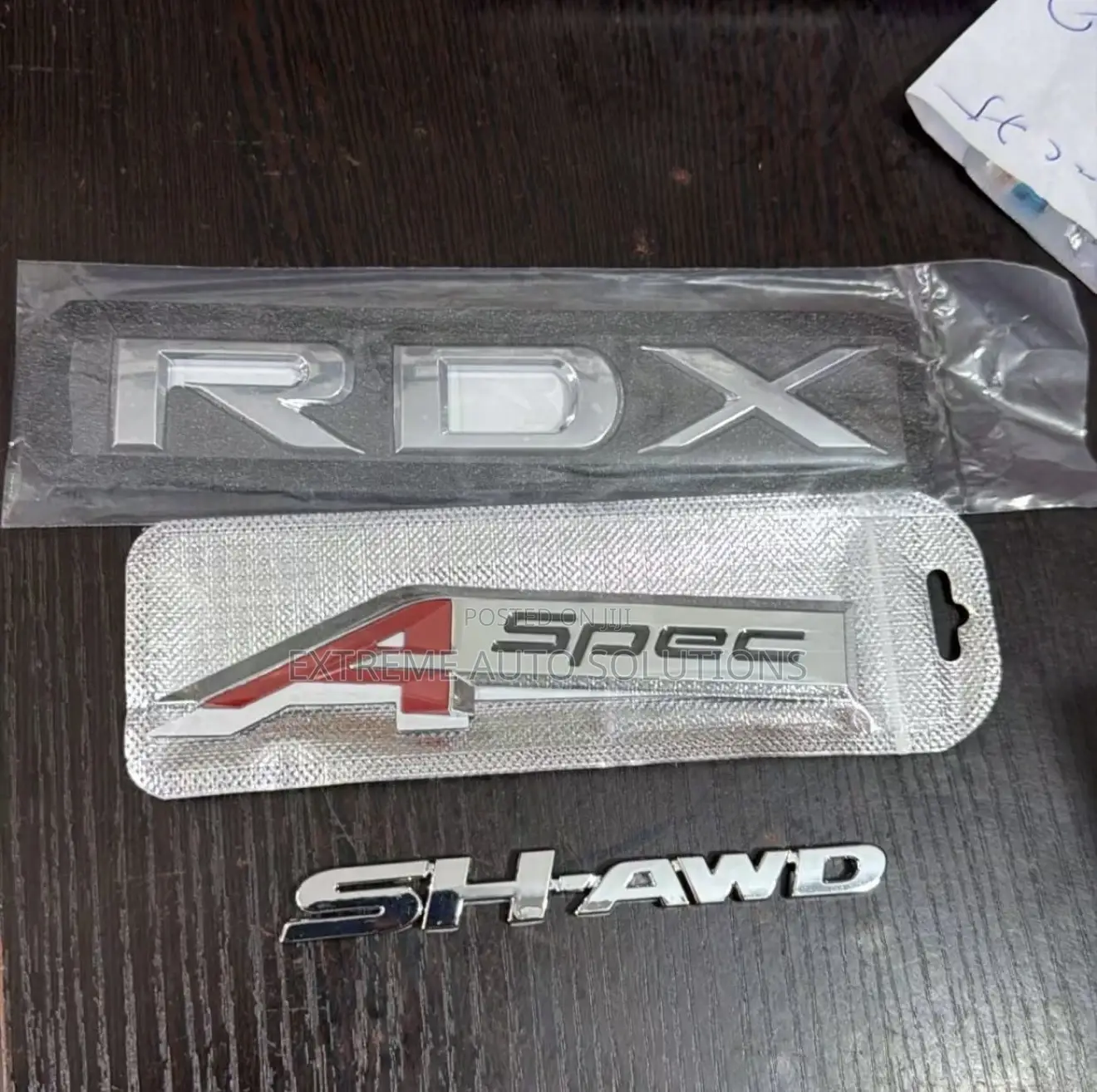 Emblem Badge Car Rear Trunk Tailgate Sticker for Acura Sh-Awd TLX