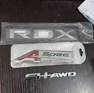 Emblem Badge Car Rear Trunk Tailgate Sticker for Acura Sh-Awd TLX