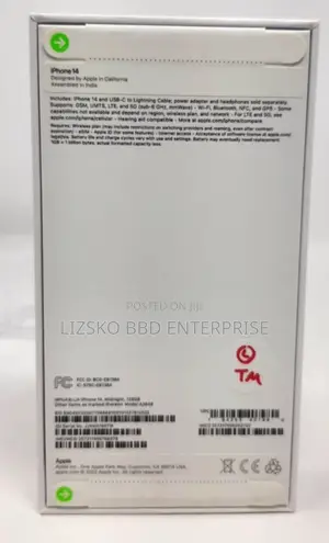 New Apple iPhone 14 128 GB Blue