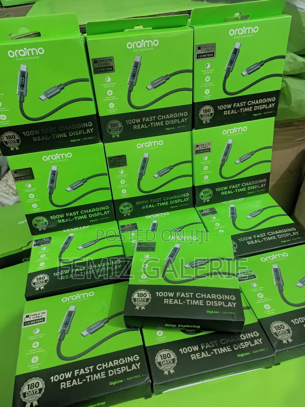 Oraimo Digiline 100w Type-C to Type-C Data Cable