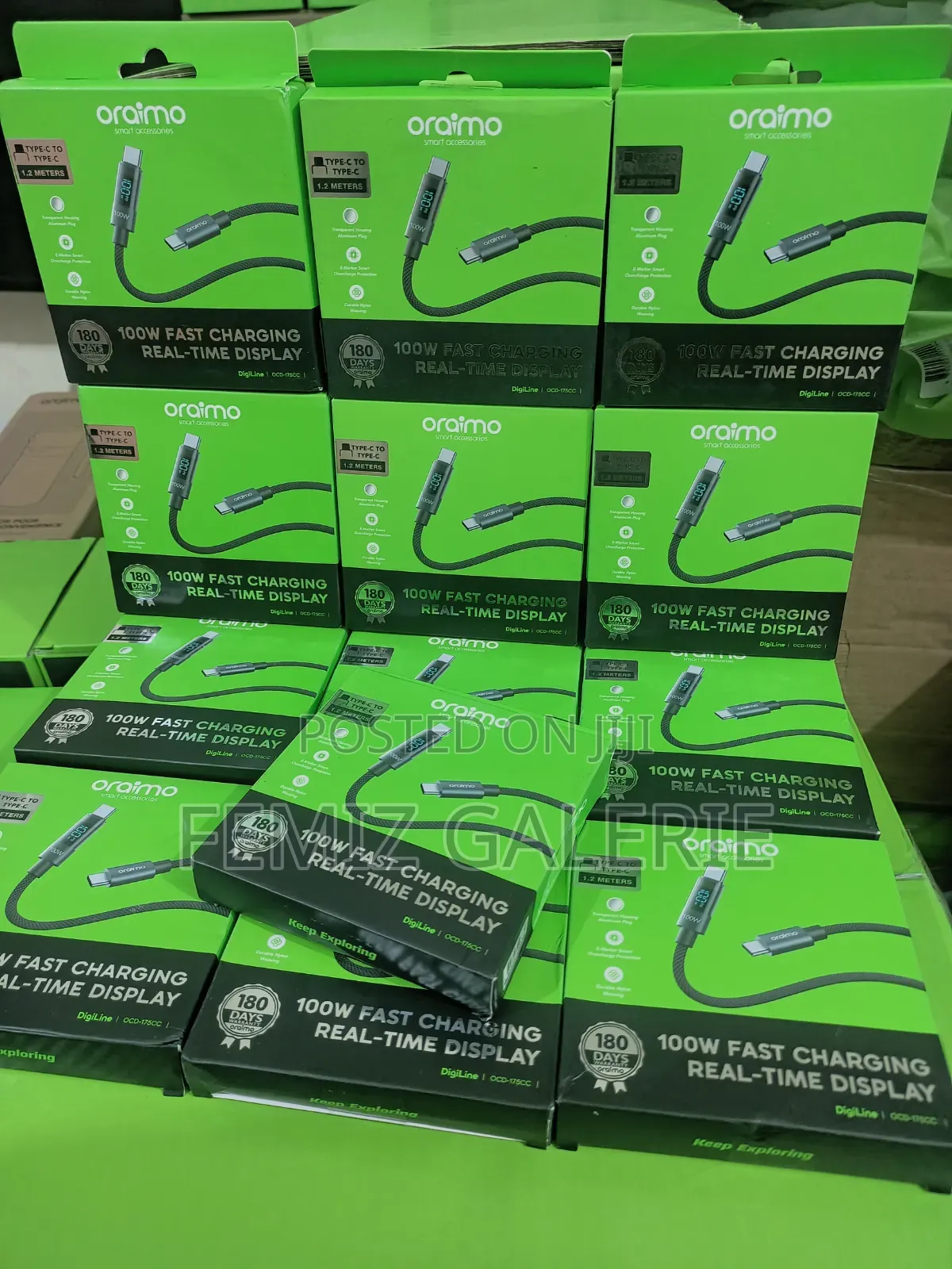 Oraimo Digiline 100w Type-C to Type-C Data Cable