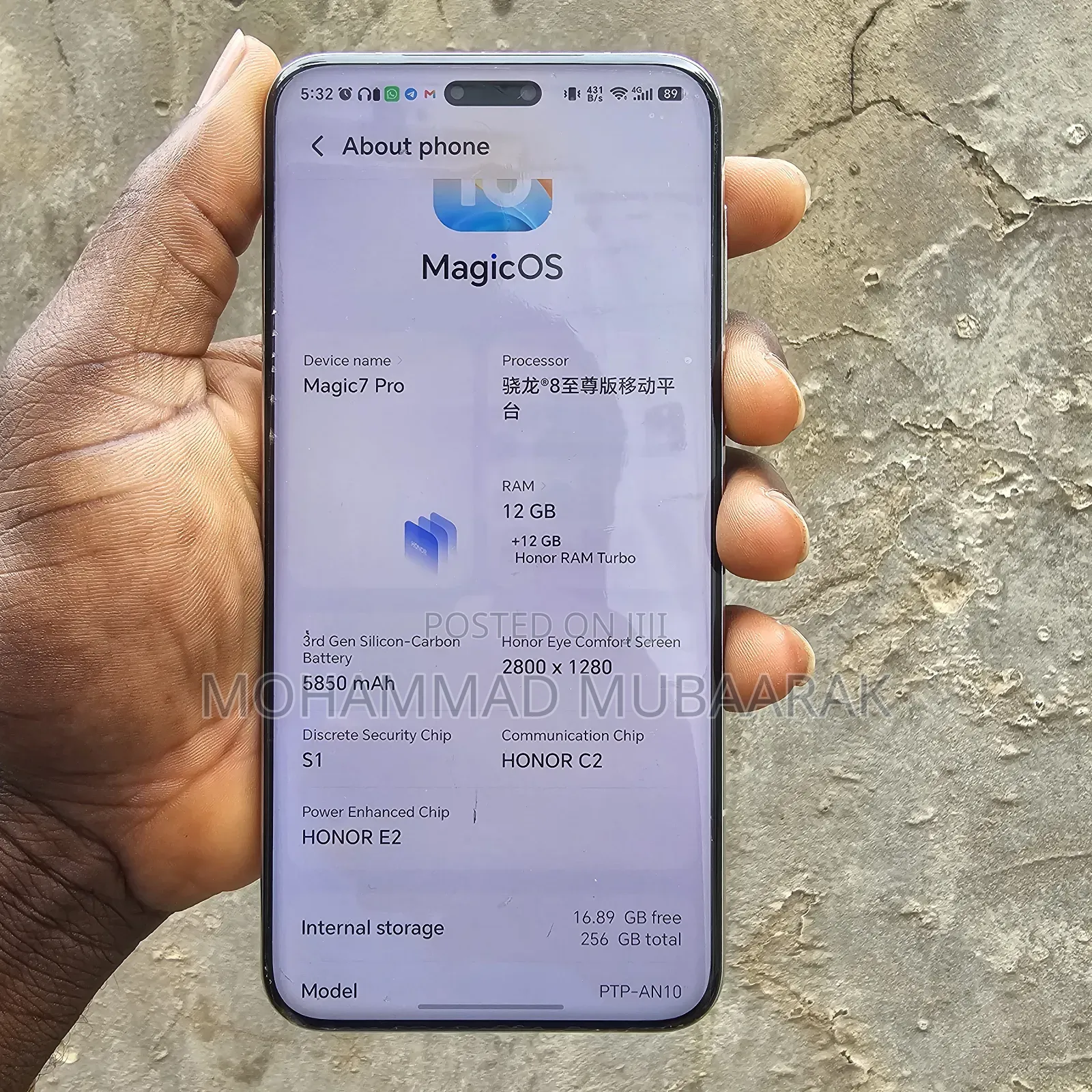 Honor Magic7 Pro 256 GB White
