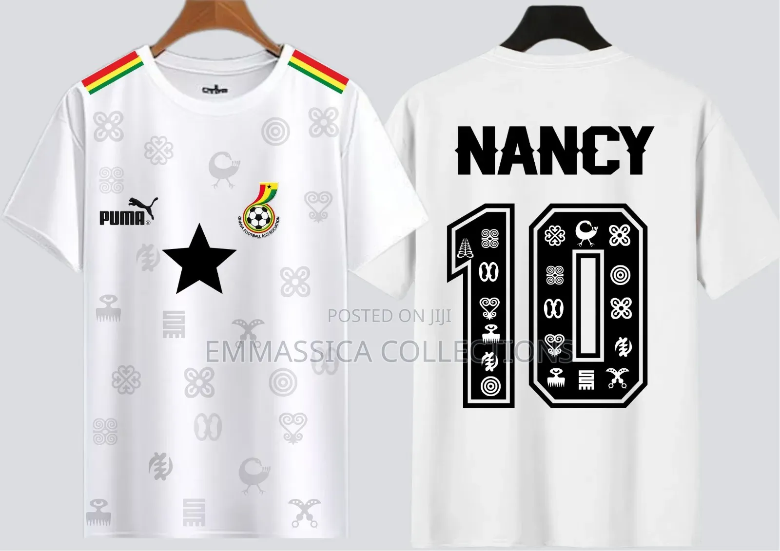 Ghana Branded Jersey T-Shirt