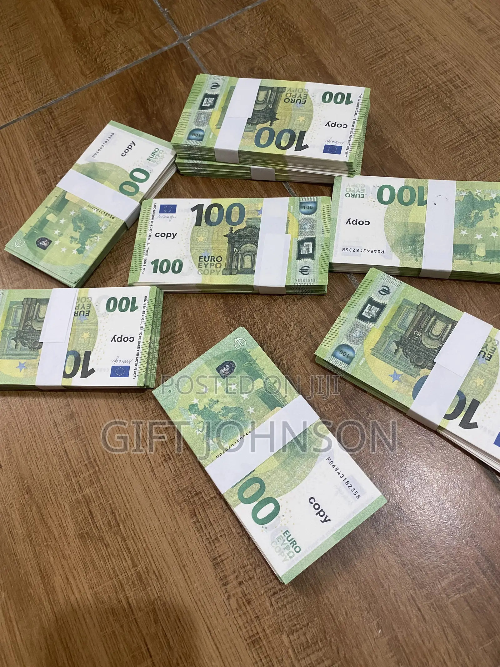 Fake Euro Props Money