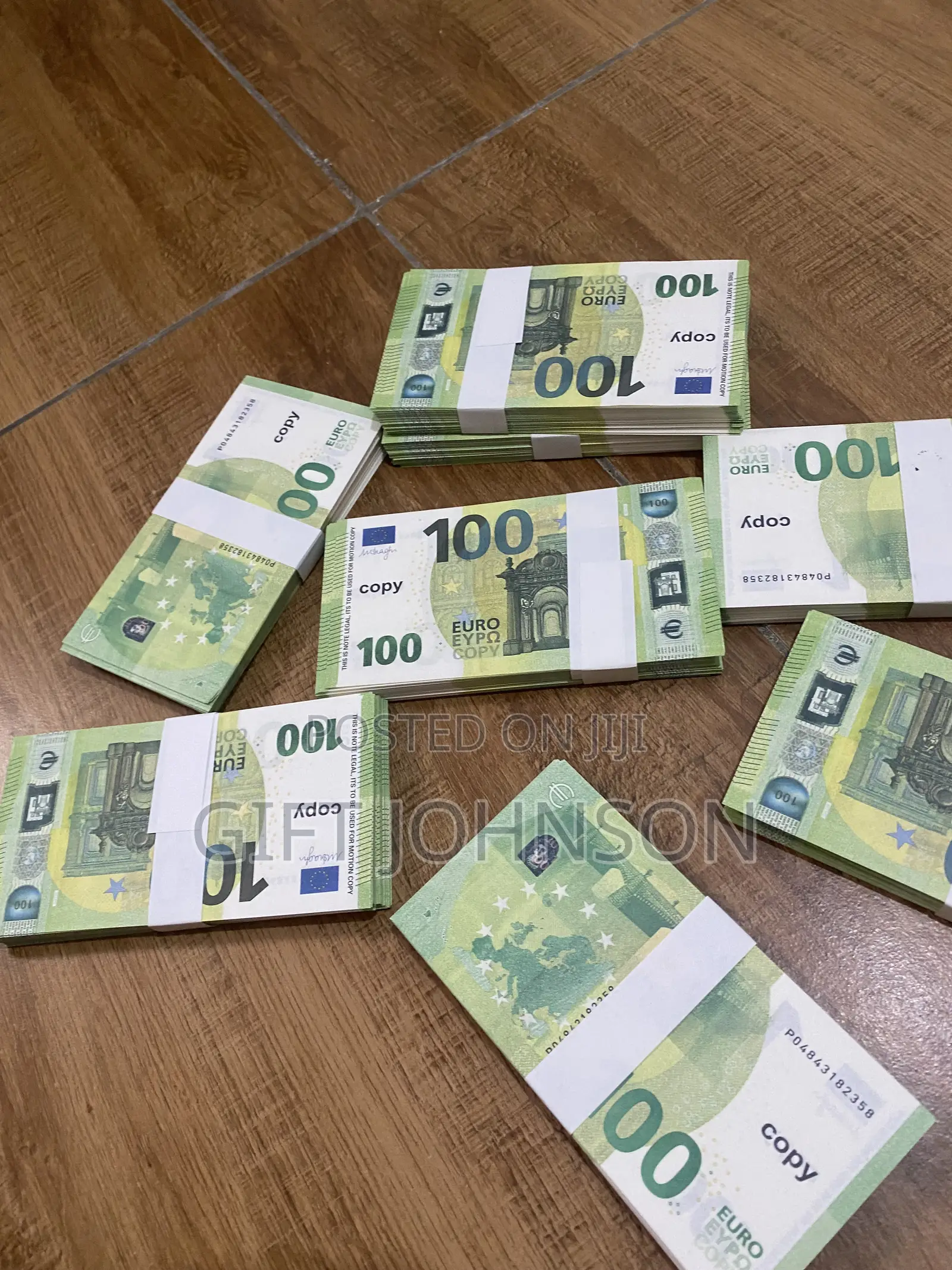 Fake Euro Props Money