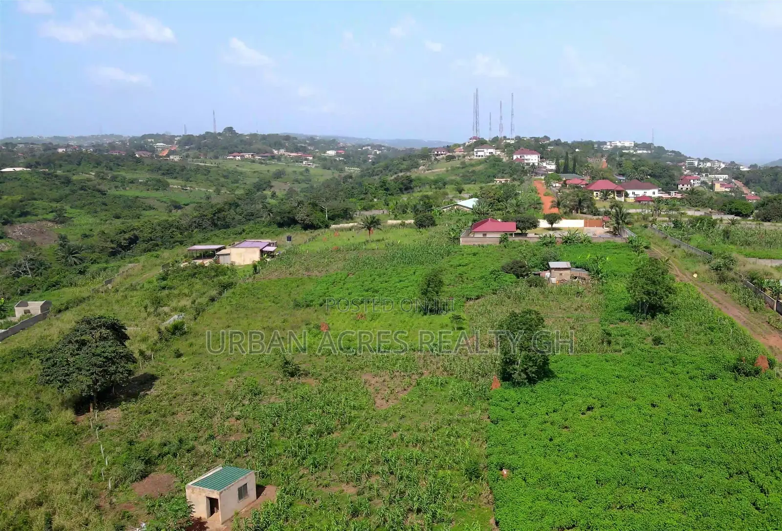E/R, Aburi (Peduase) _ 6 Plots Mountain Land
