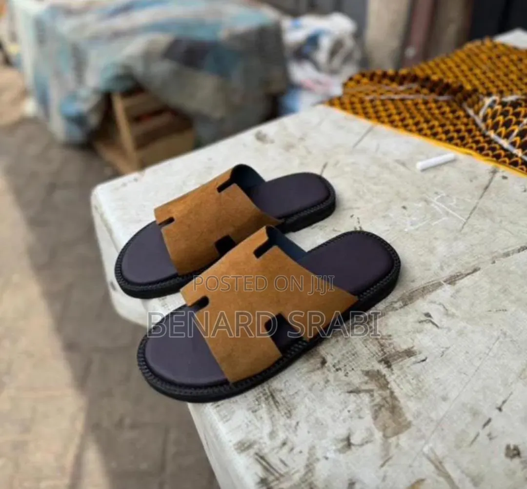 Quality Leather Men Slippers