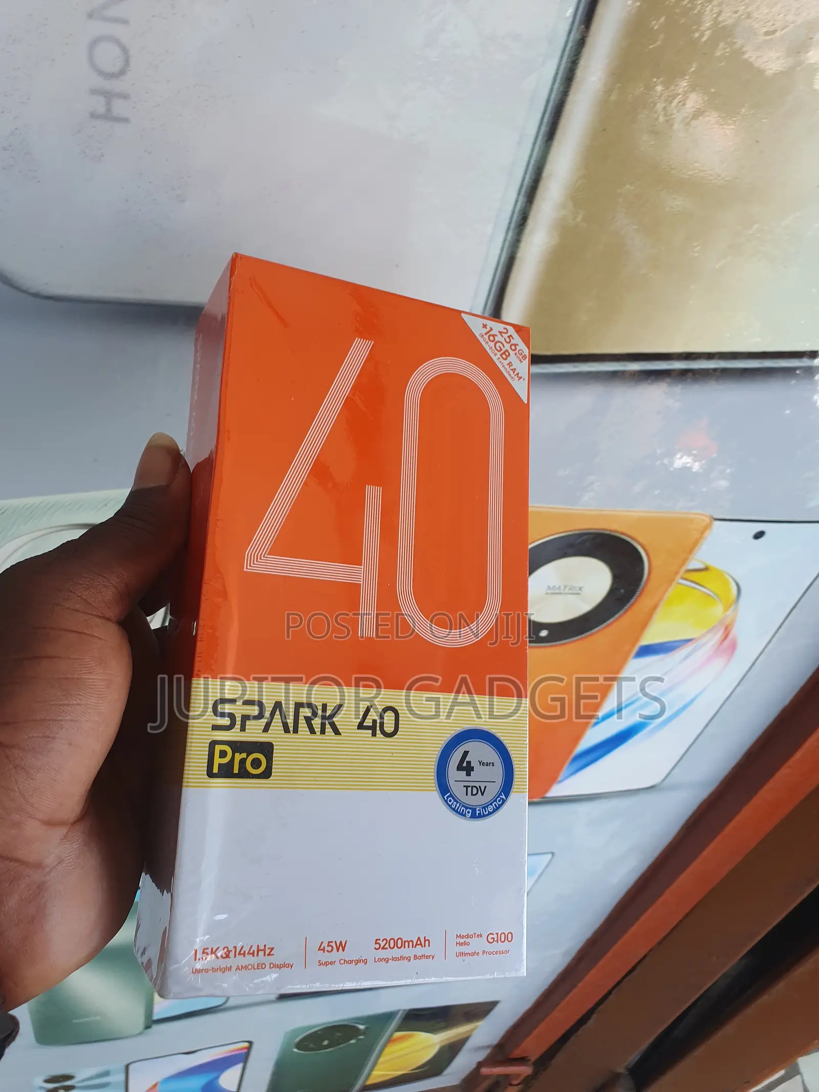 New Tecno Spark 40 Pro 256 GB Black