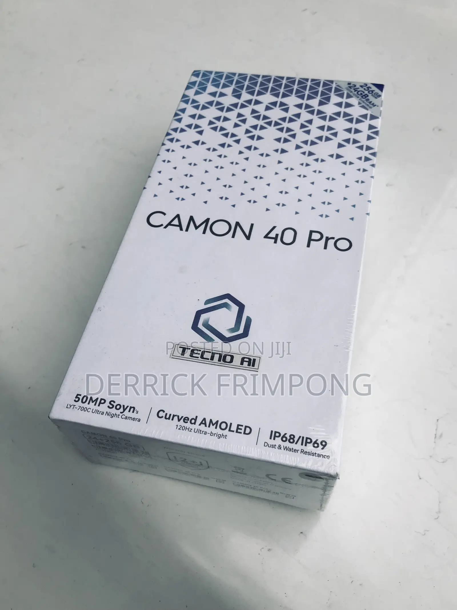 New Tecno Camon 40 Pro 5G 256 GB Black