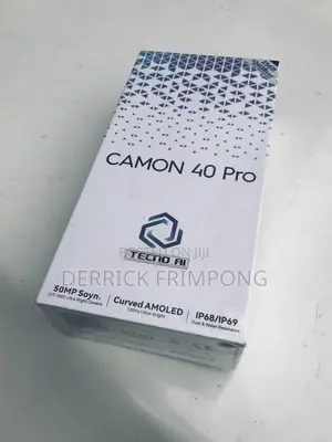 New Tecno Camon 40 Pro 5G 256 GB Black