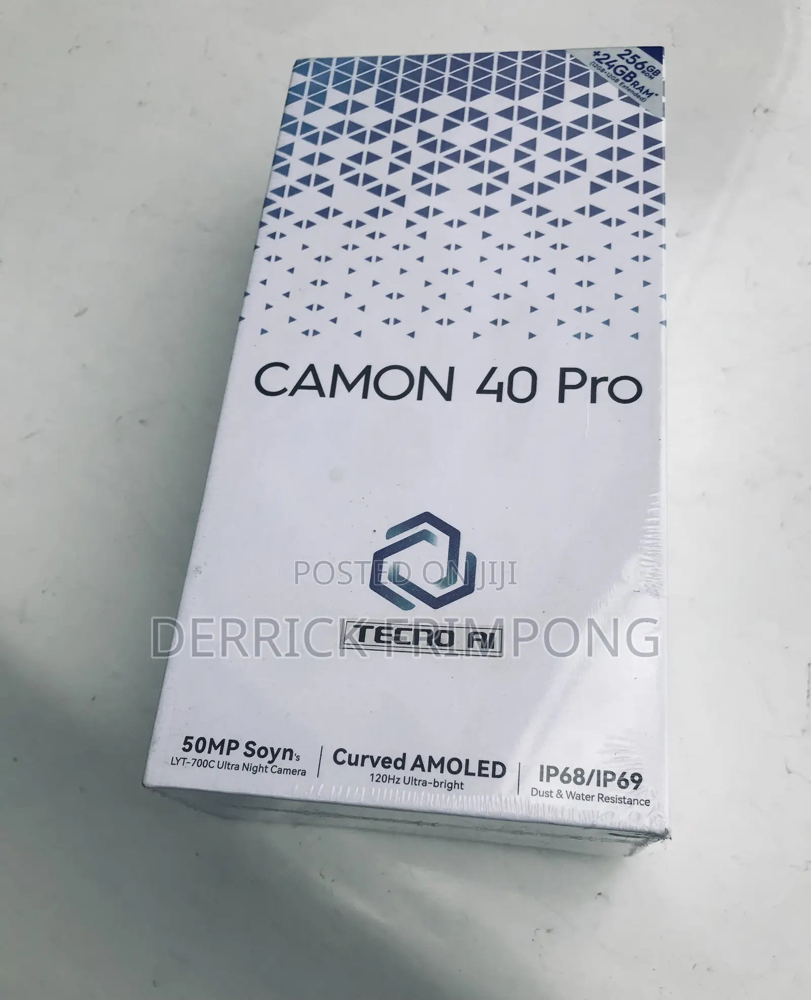 New Tecno Camon 40 Pro 5G 256 GB Black