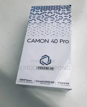 New Tecno Camon 40 Pro 5G 256 GB Black