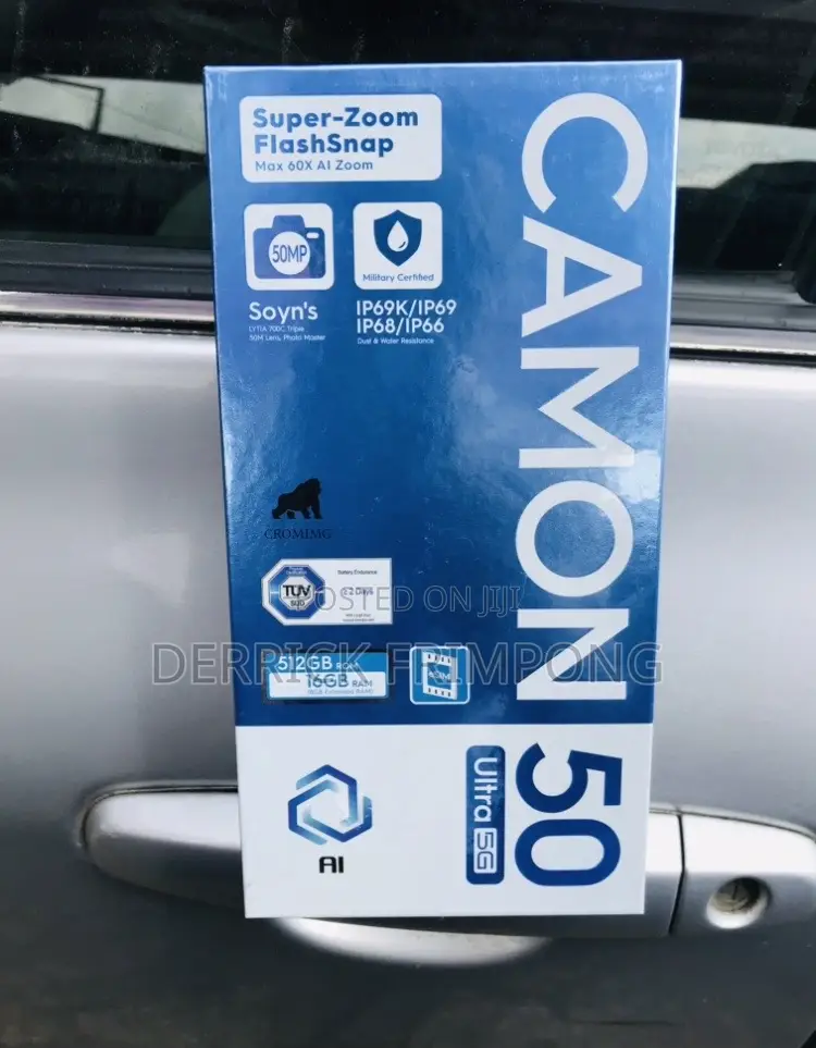 New Tecno Camon 50 Ultra 512 GB Black