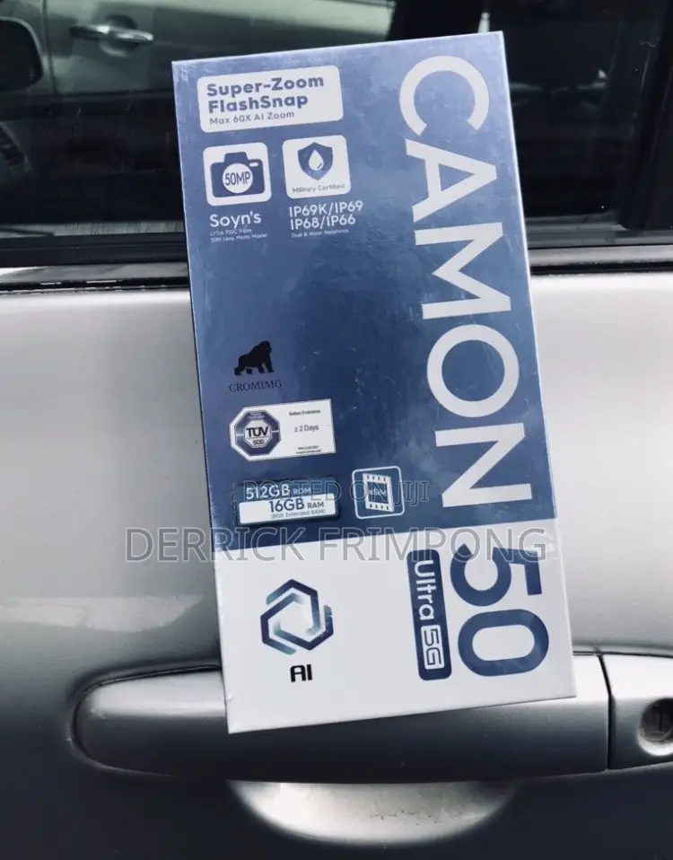 New Tecno Camon 50 Ultra 512 GB Black