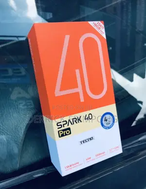 New Tecno Spark 40 Pro 256 GB Black