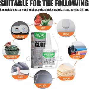 Super Strong Oily Glue – Instant Bond For Wood, Glass, Rubber, More