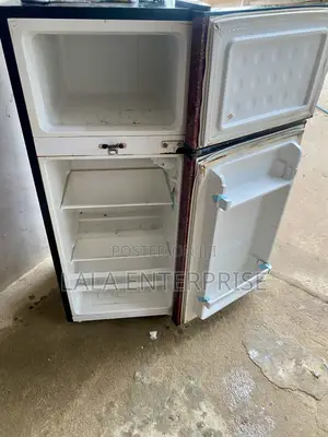 Neatly Used Neon Double-Door Fridge – Clean Efficient