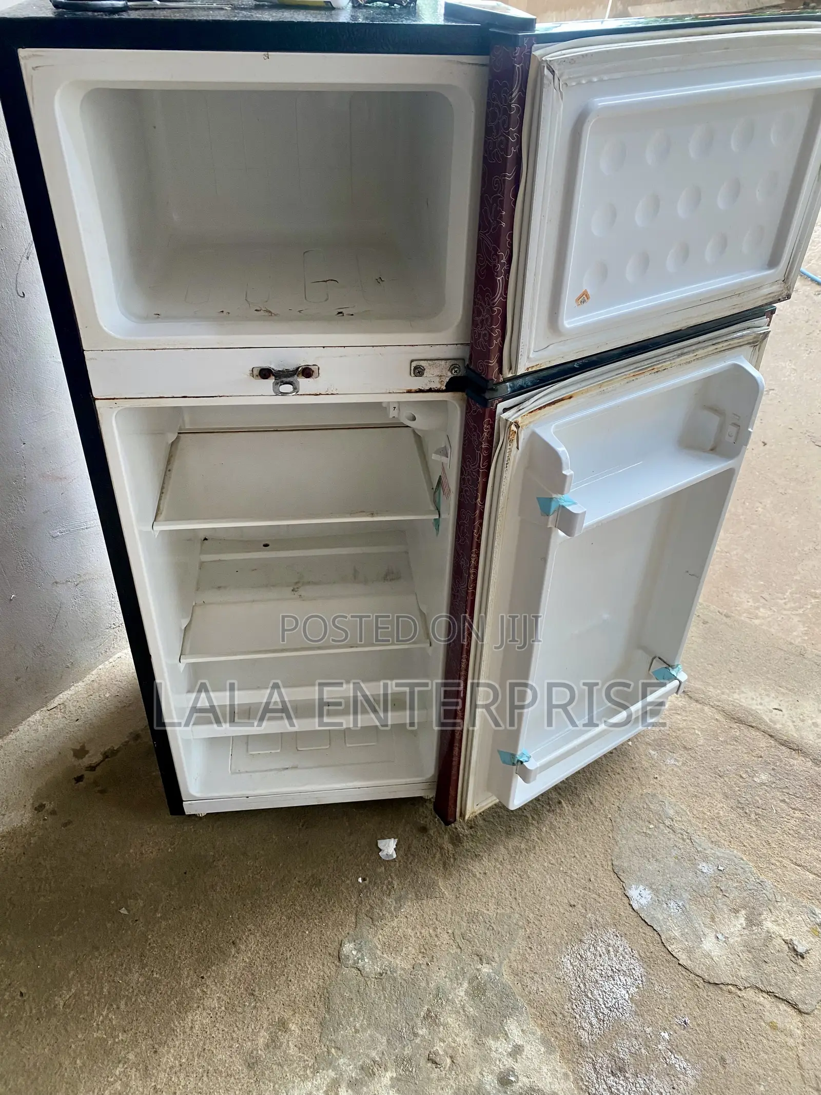 Neatly Used Neon Double-Door Fridge – Clean Efficient