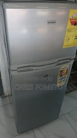Used Nasco Double Door 118litres Fast Cooling Fridge