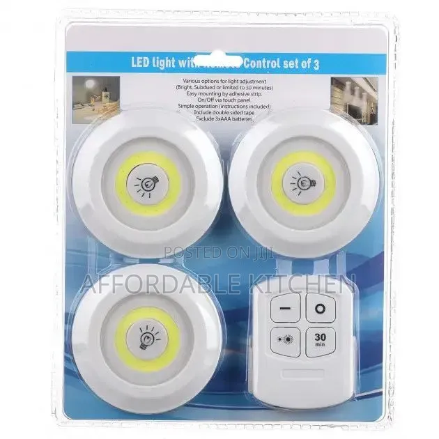 3 Set Led Light With Remote