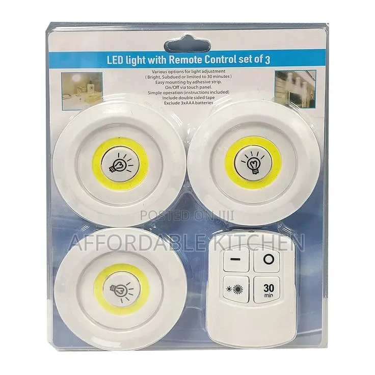 3 Set Led Light With Remote