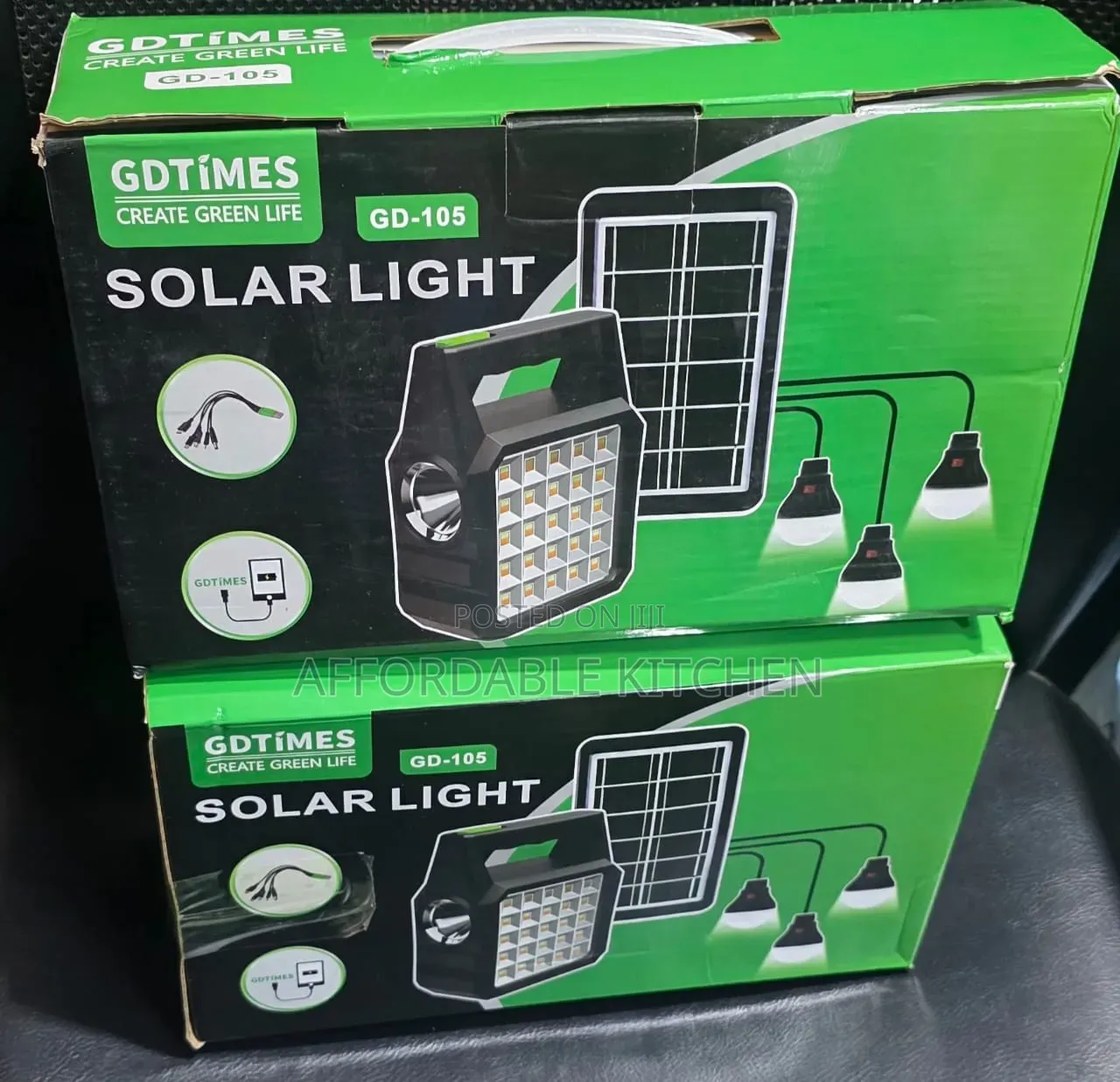 Gdtimes Solar Light