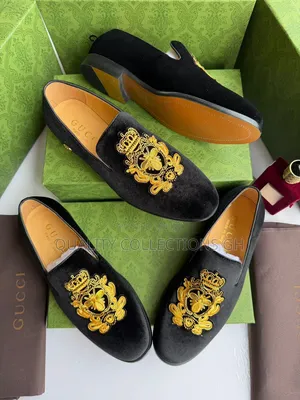 Authentic Black Velvet Loafers