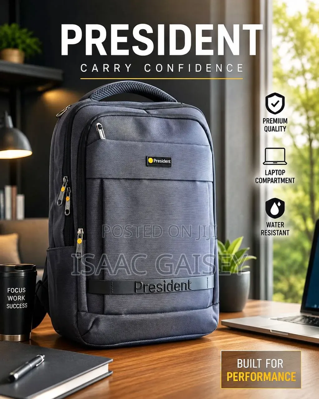 Premium Quality Water Resistant Backpacks With Multiple Compartments