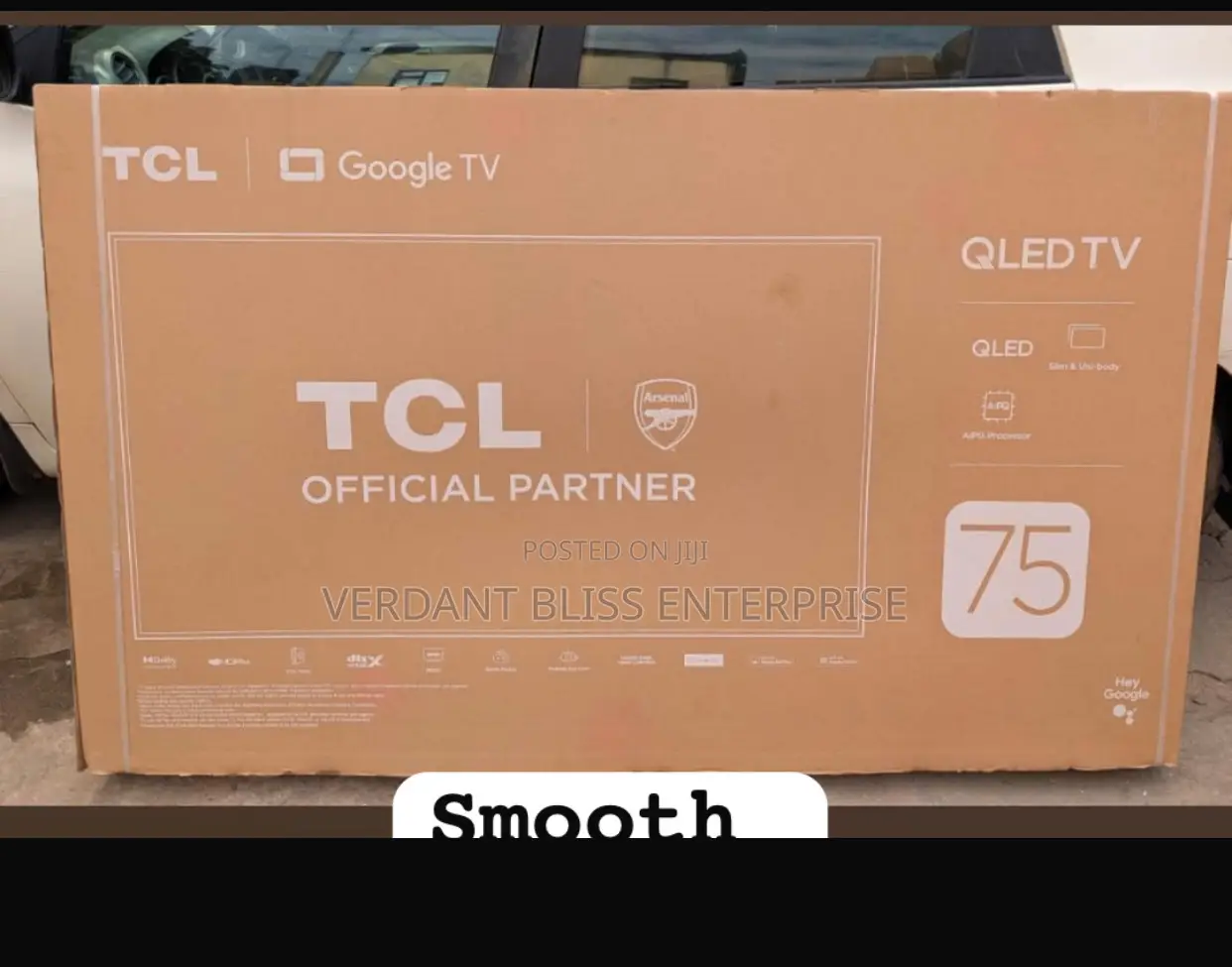 TCL 75” Qled Smart Google Tv