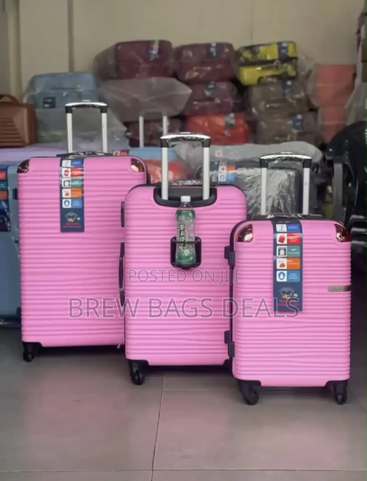 Premium Quality Ak 3set Traveling Bag With Bottle Holder