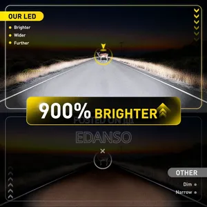 Auxito Super Bright White Light H11 Led Headlight Bulbs With Fan