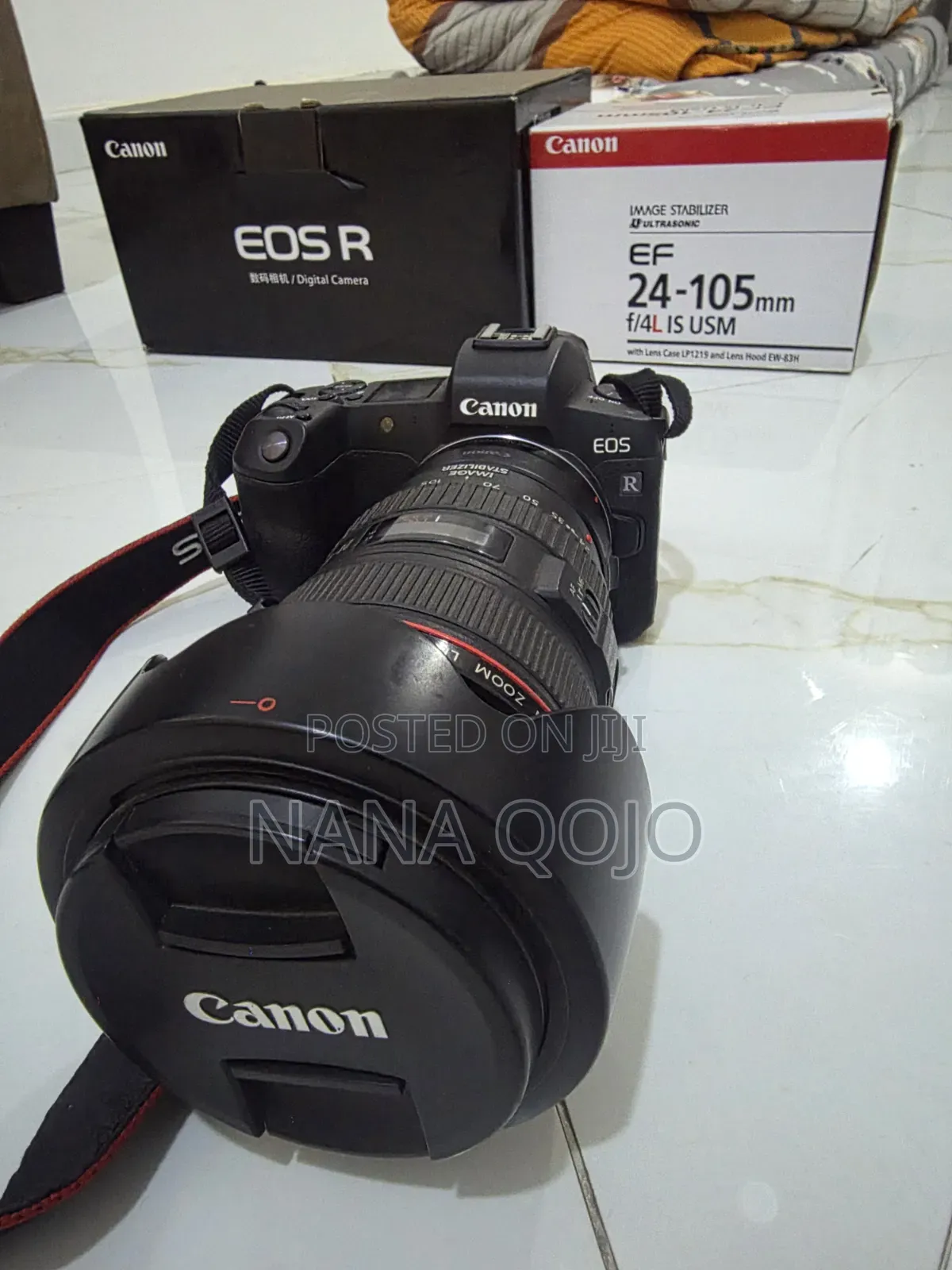 Canon Eos R + 24mm-105mm Lens/Lens Mount for Sale