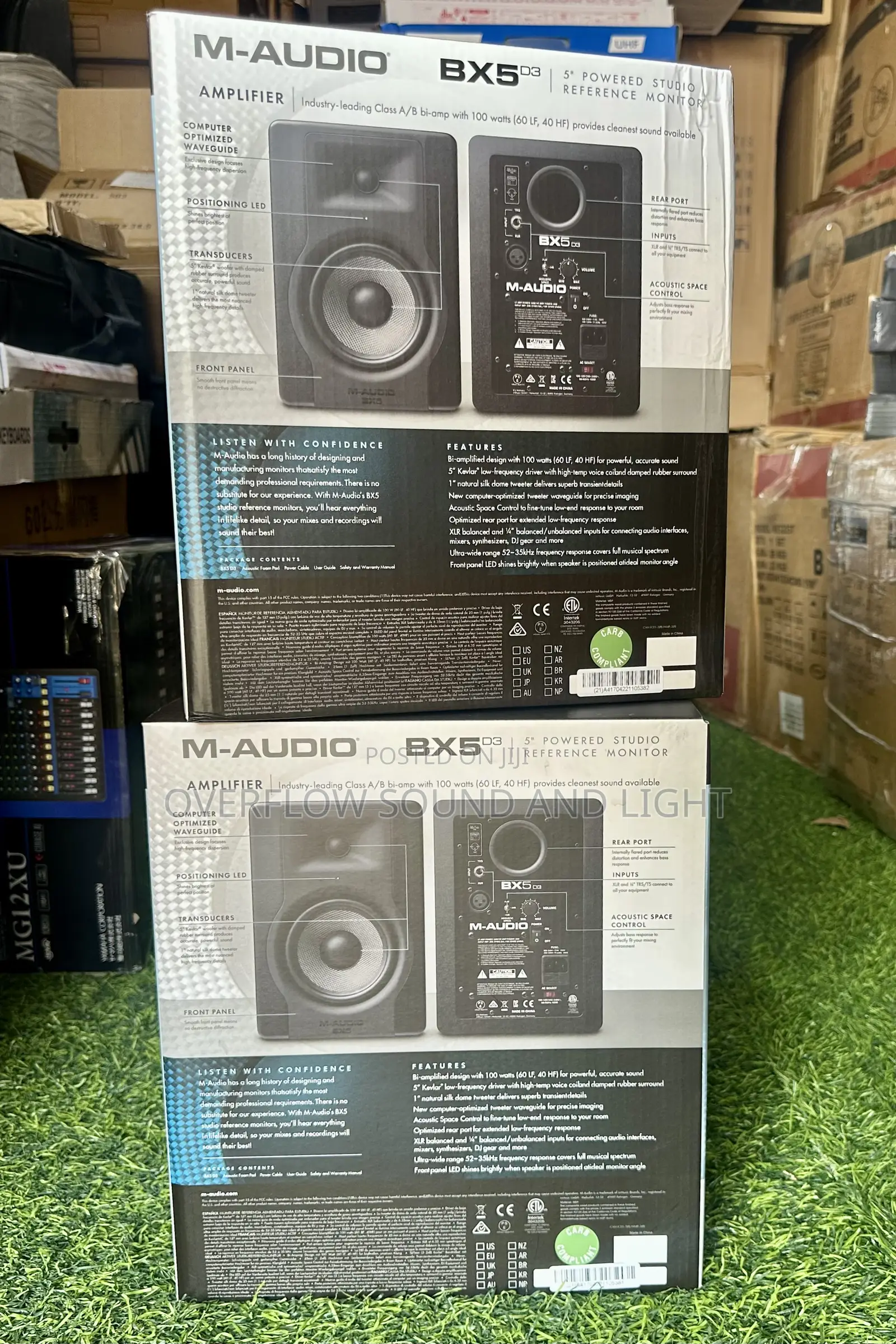 M-Audio Bx5 D3 100-Watts Bi-Amplified Studio Monitors[Pair]