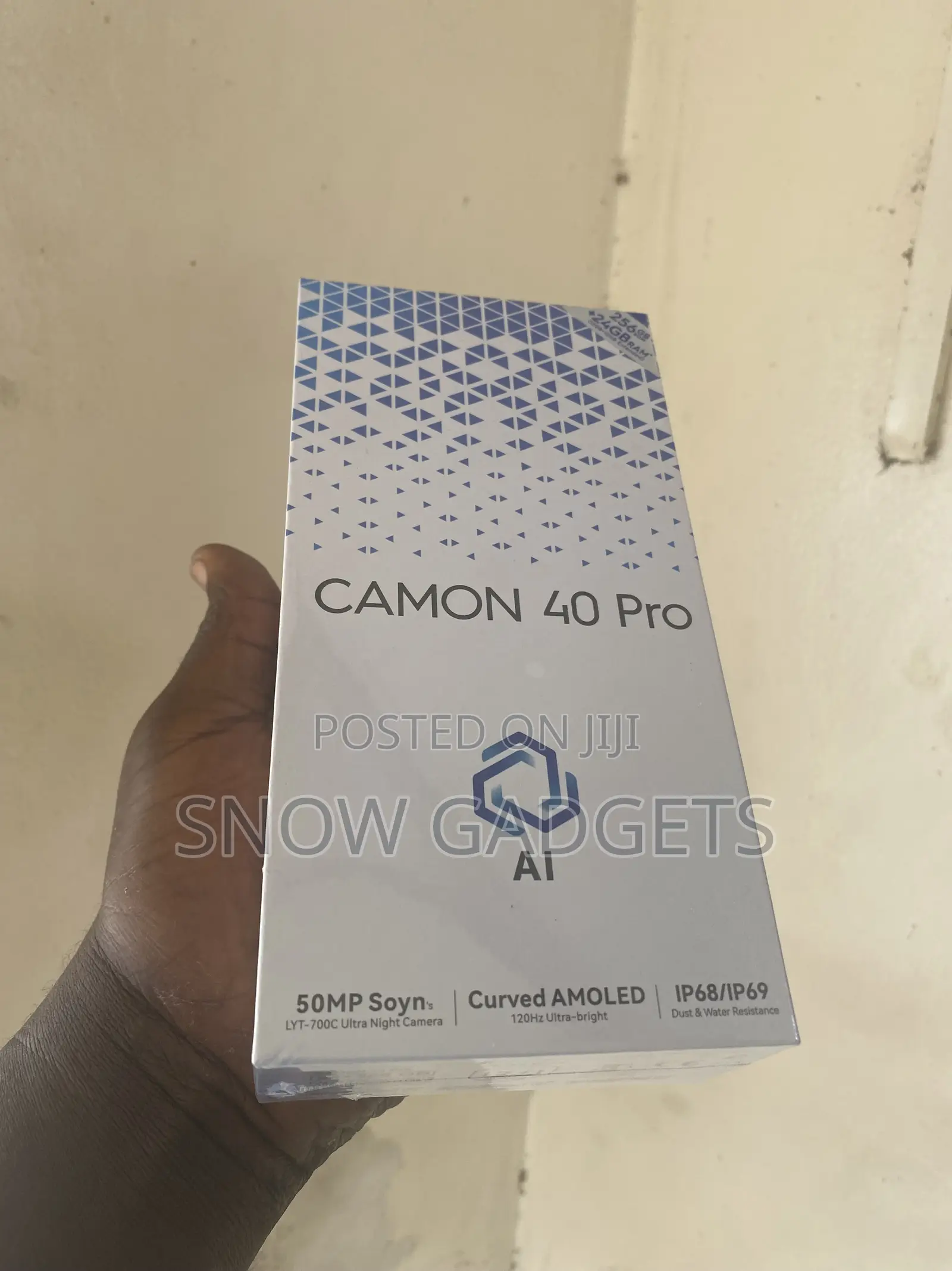 New Tecno Camon 40 Pro 5G 256 GB Black