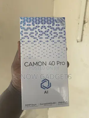 New Tecno Camon 40 Pro 5G 256 GB Black