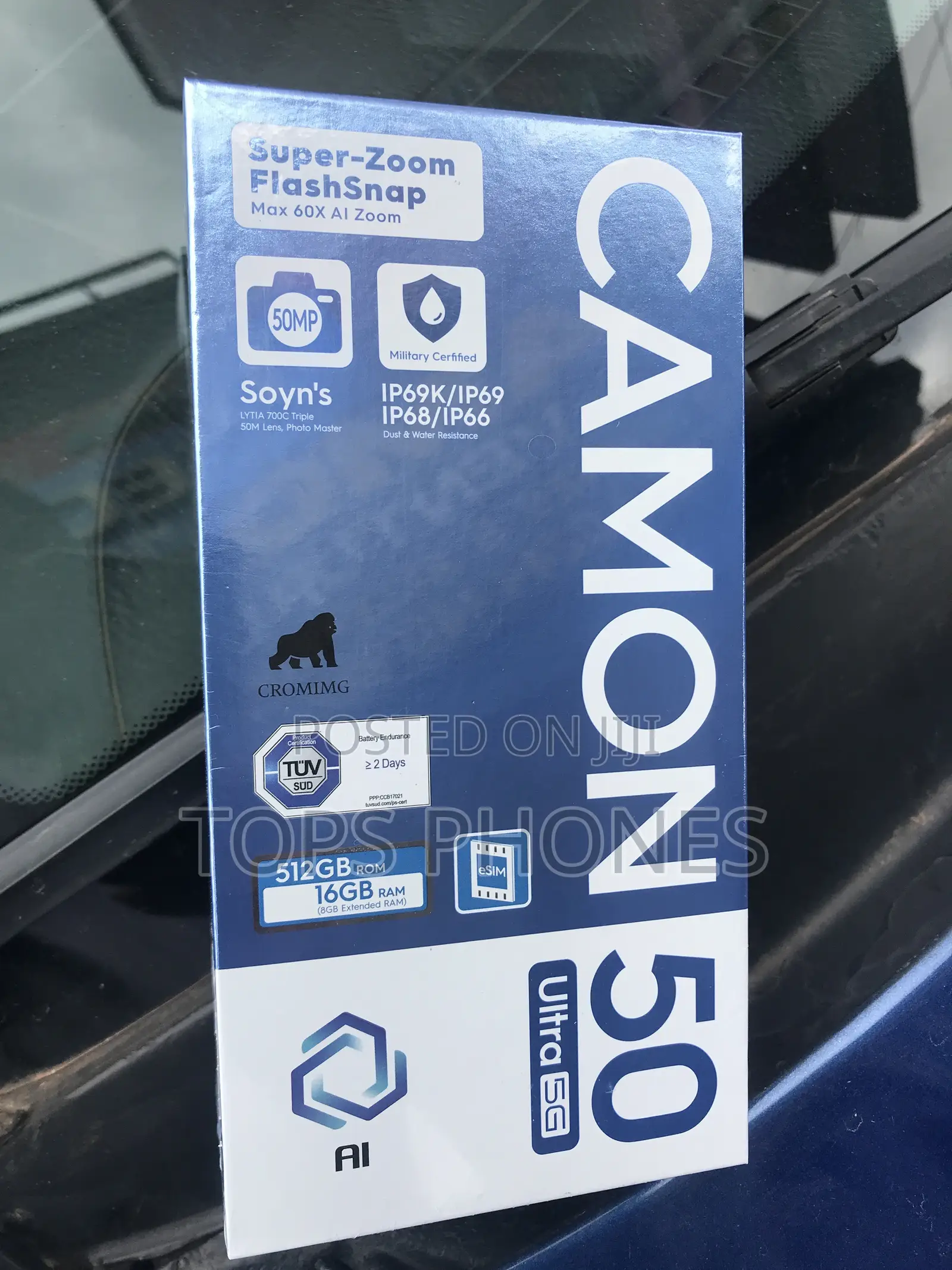 New Tecno Camon 50 Ultra 512 GB Gray