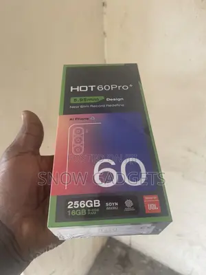 New Infinix Hot 60 Pro+ 256 GB Black