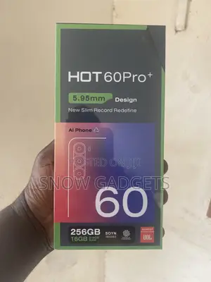 New Infinix Hot 60 Pro+ 256 GB Black