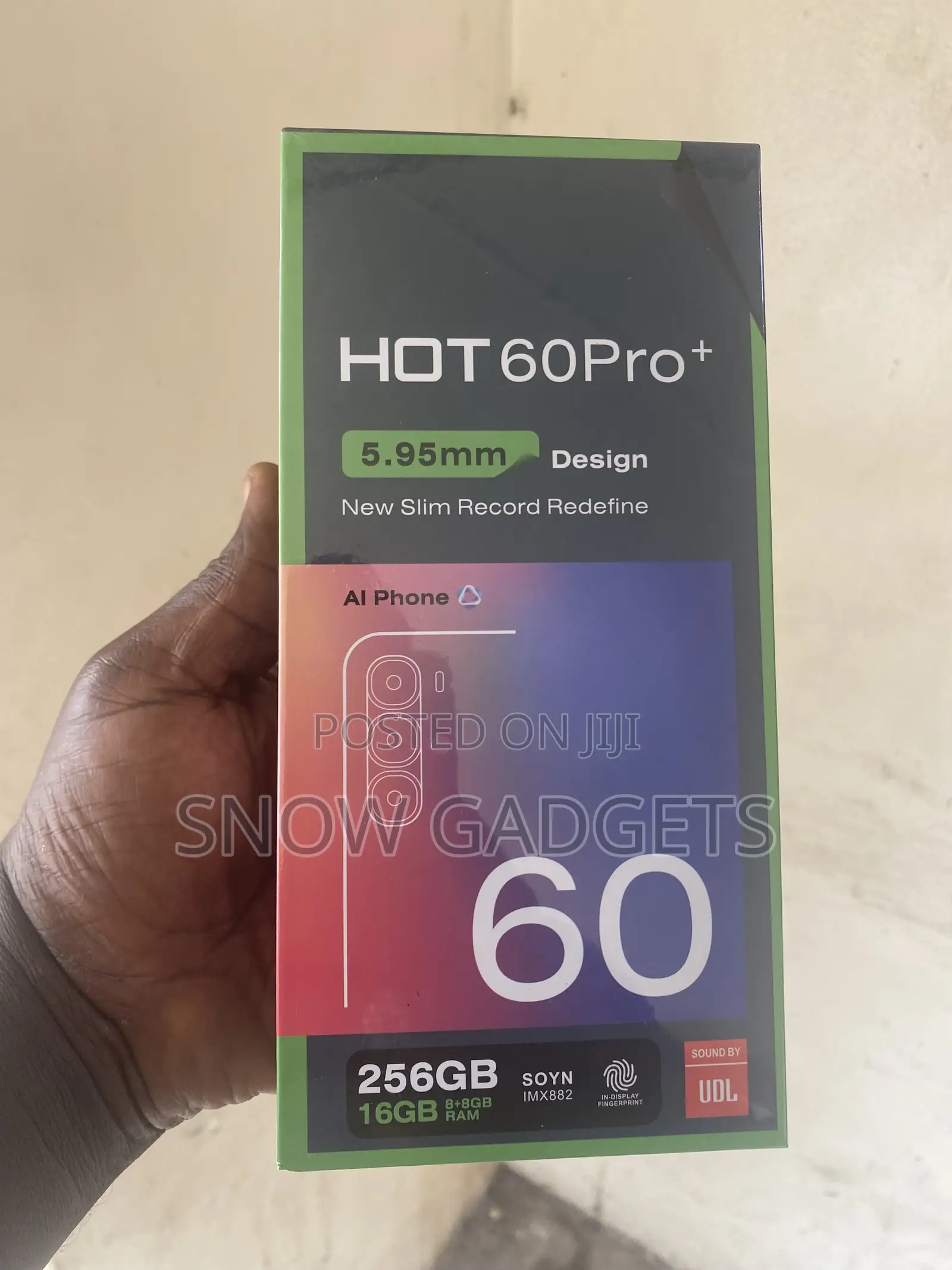 New Infinix Hot 60 Pro+ 256 GB Black