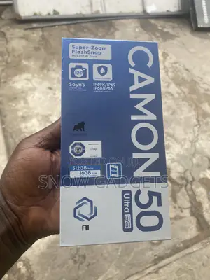 New Tecno Camon 50 Ultra 512 GB Black
