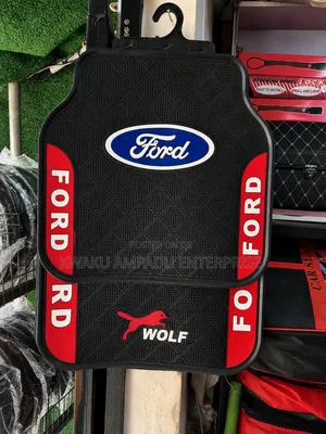 Ford Rubber Red Side Side Floor Mat