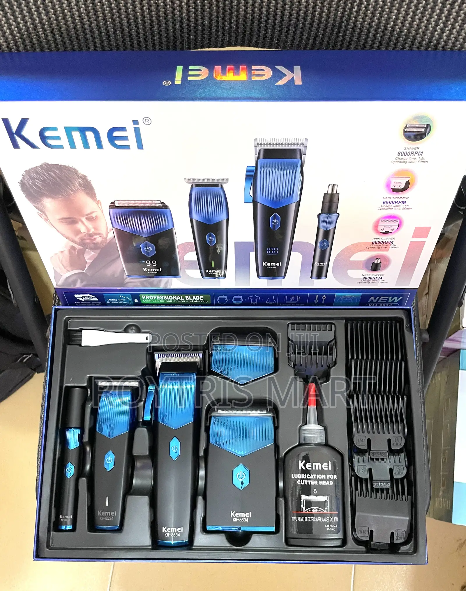 Kemei Km-8534 Professional 4-in-1 Grooming Kit
