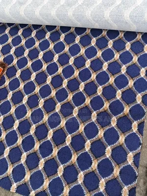 Design Darkblue Industrial Carpet for Conference Room