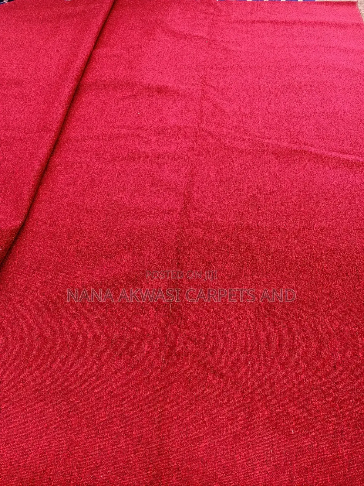 Plain Red Industrial Carpet for Churches