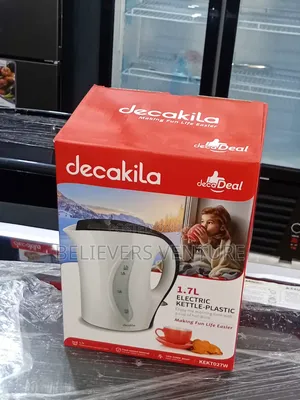 Powerful 2200w Decakila Electric Kettle – 1.7l Capacity
