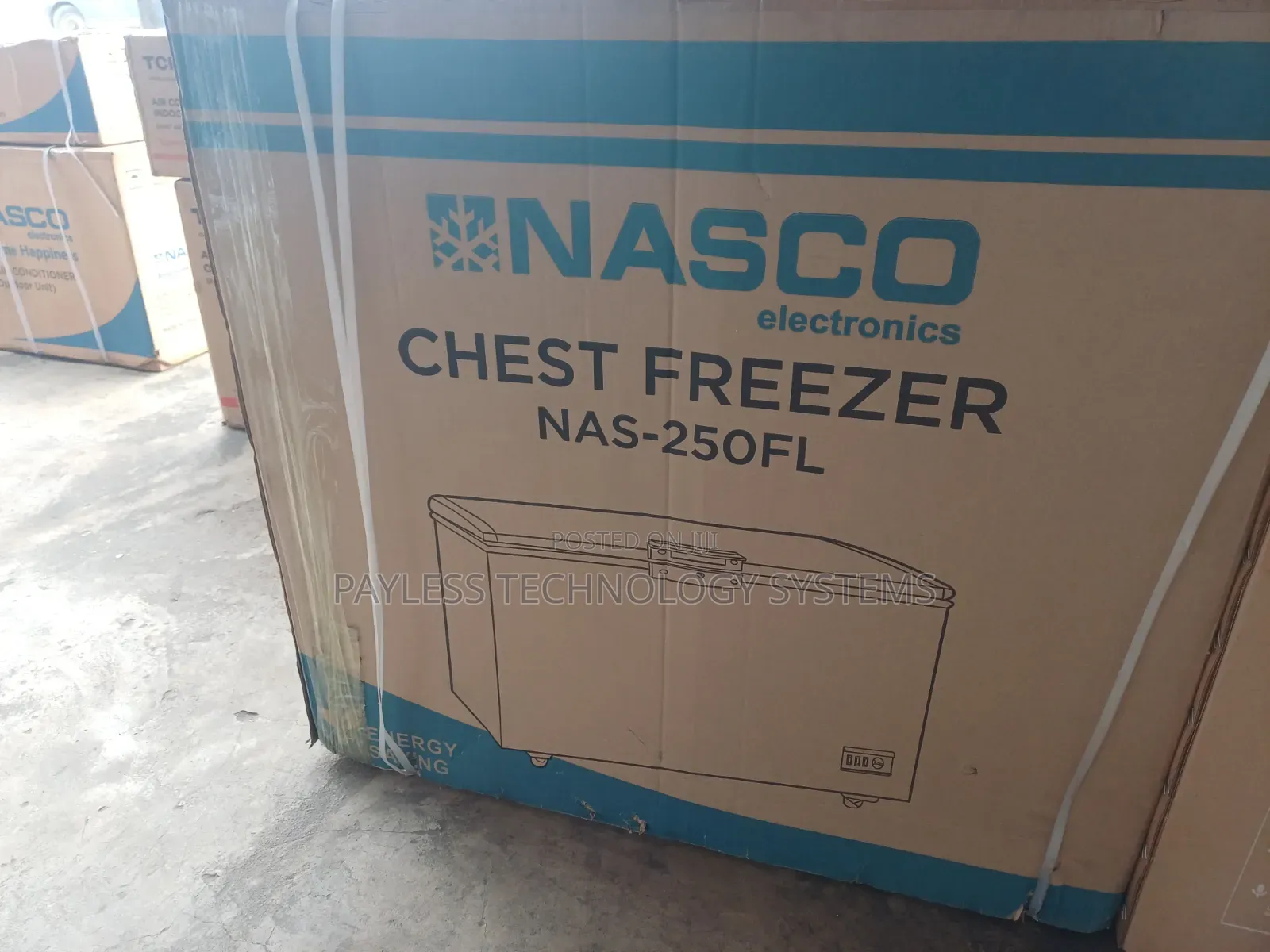 Nasco 198ltrs Chest Frezers Nas-250fl